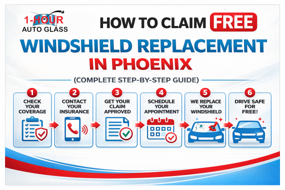 How to Claim Free Windshield Replacement in Phoenix (Complete Step-by-Step Guide)